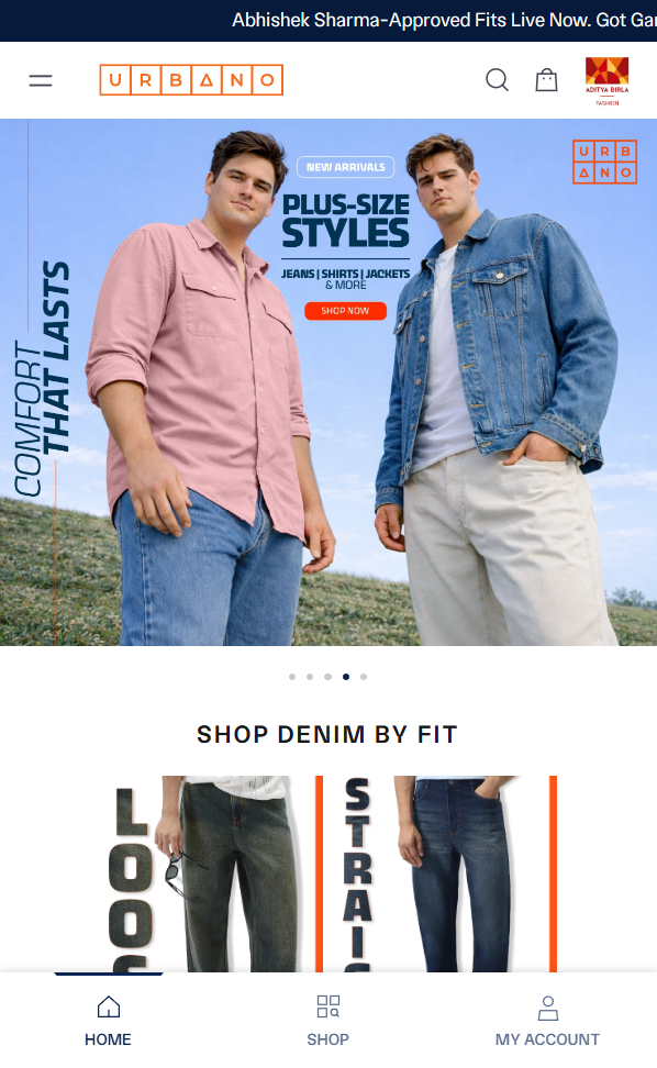 Urban Styles Fashion E-Commerce Website